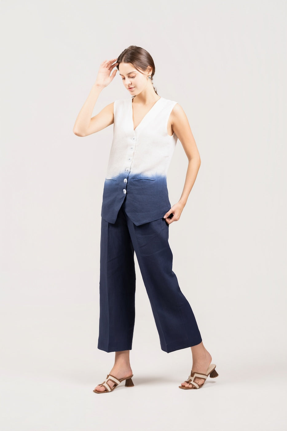 Ombre Linen  Co-ord Set